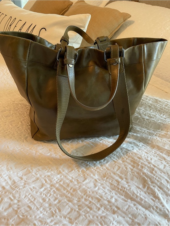 Botkier Handbags - BOTKIER Bedford Tote Satchel Leather Bag Truffle Green Brown Purse Handbag